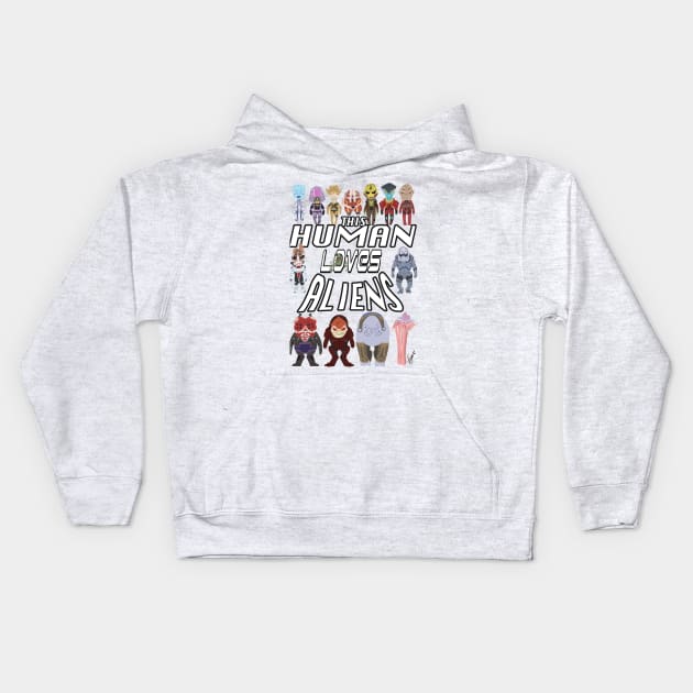 Mass Effect Kids Hoodie by VegaNya